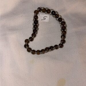 Elegant Brown Beaded Bracelet